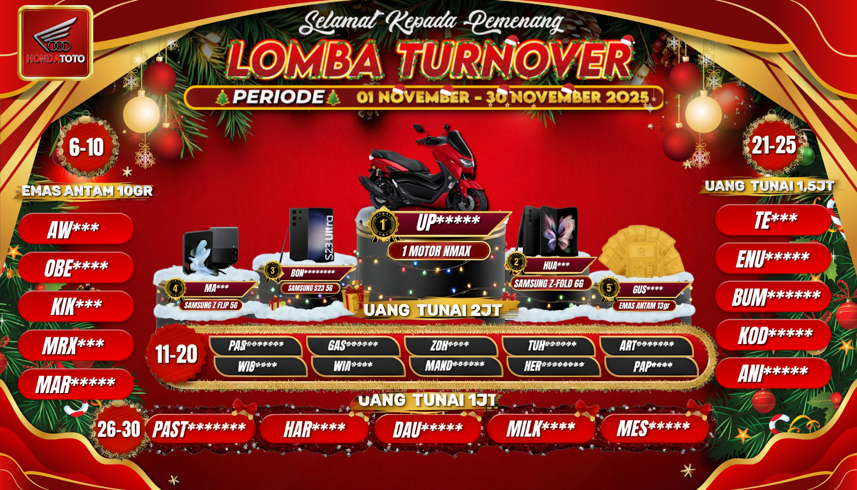 Banner Lomba Turnover 1